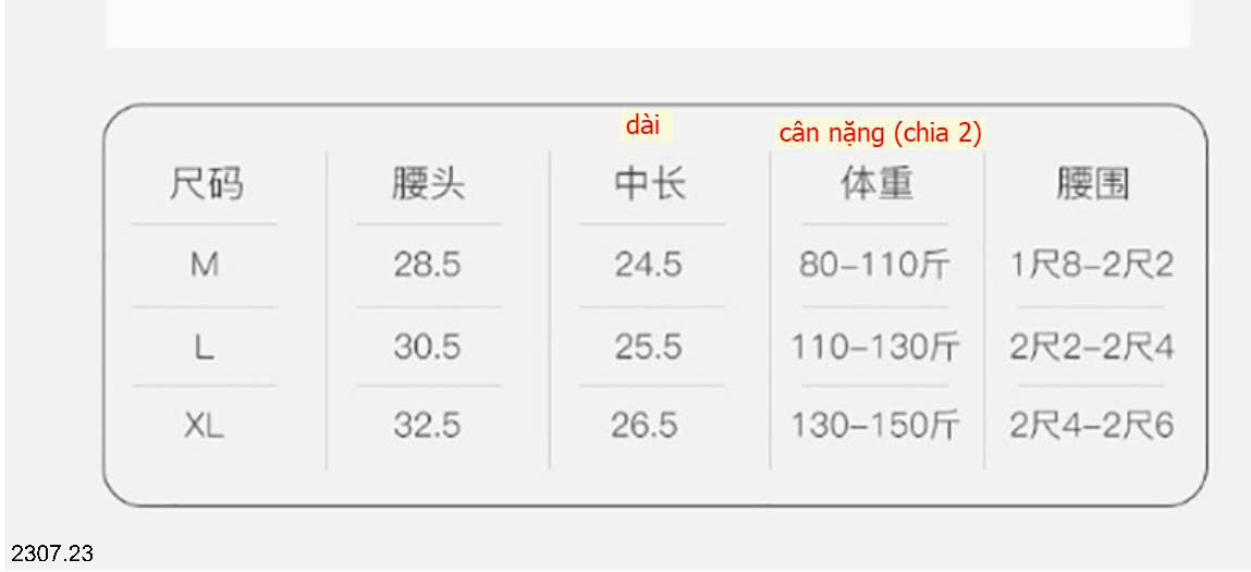 26HA2307.23 - SET 7 QUẦN CHIP TAM GIÁC NỮ