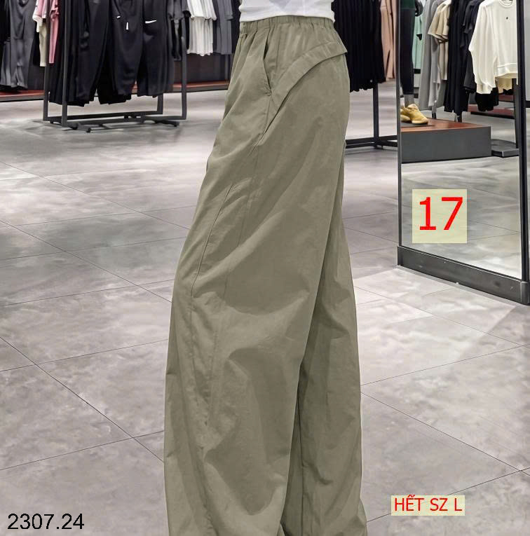 26HA2307.24 - QUẦN GIÓ ỐNG RỘNG NỮ
