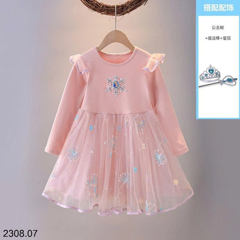 26HA2308.07 - VÁY ELSA BÉ GÁI