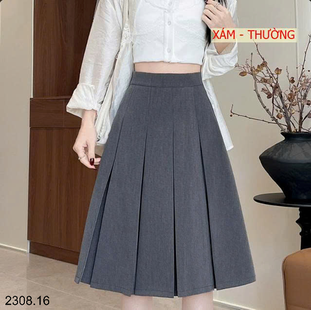 26HA2308.16 - CHÂN VÁY CHỮ A DÁNG LỬNG