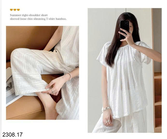 26HA2308.17 - BỘ NỮ MẶC NHÀ HÀN QUỐC