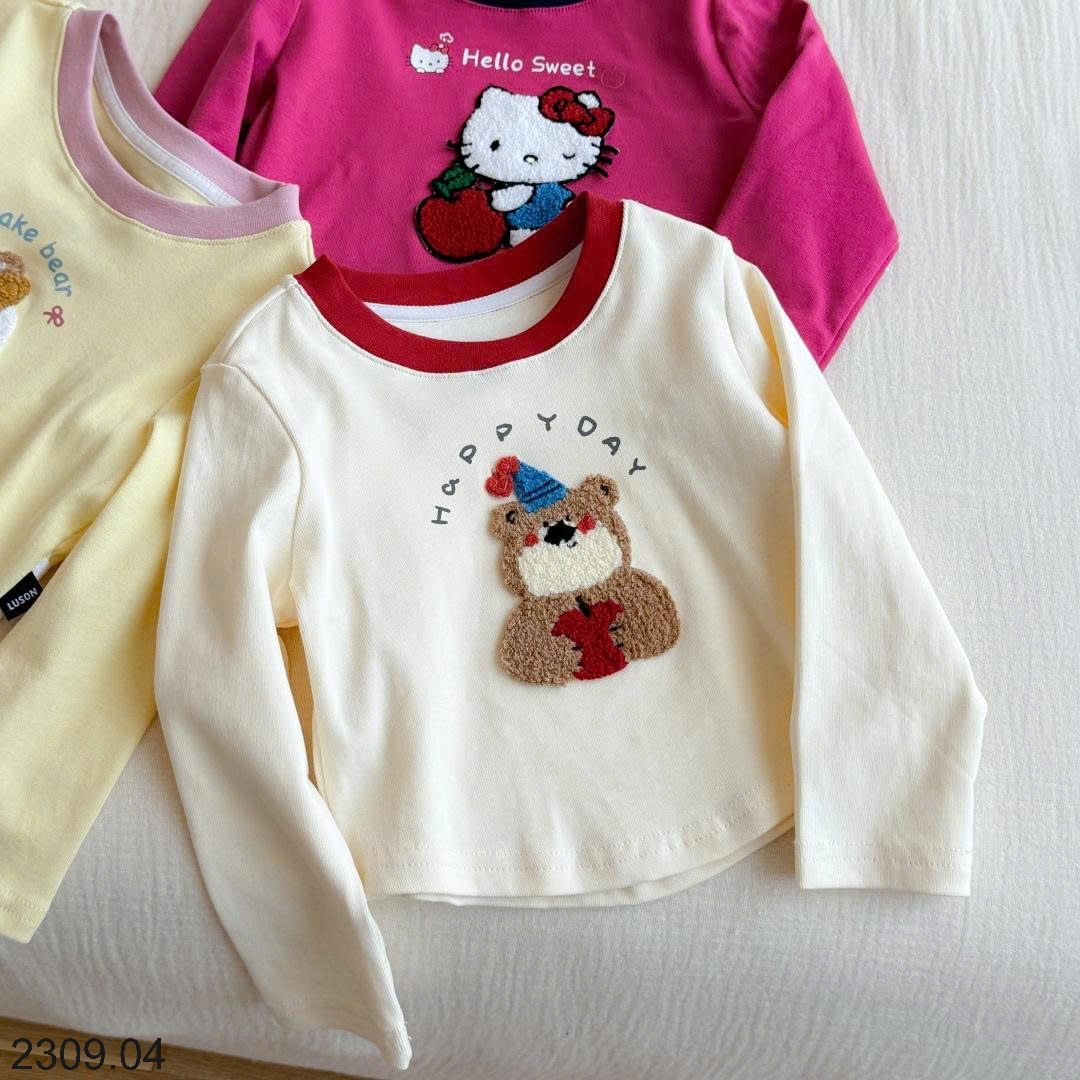 26HA2309.04 - ÁO DÀI TAY KITTY THÊU NỔI