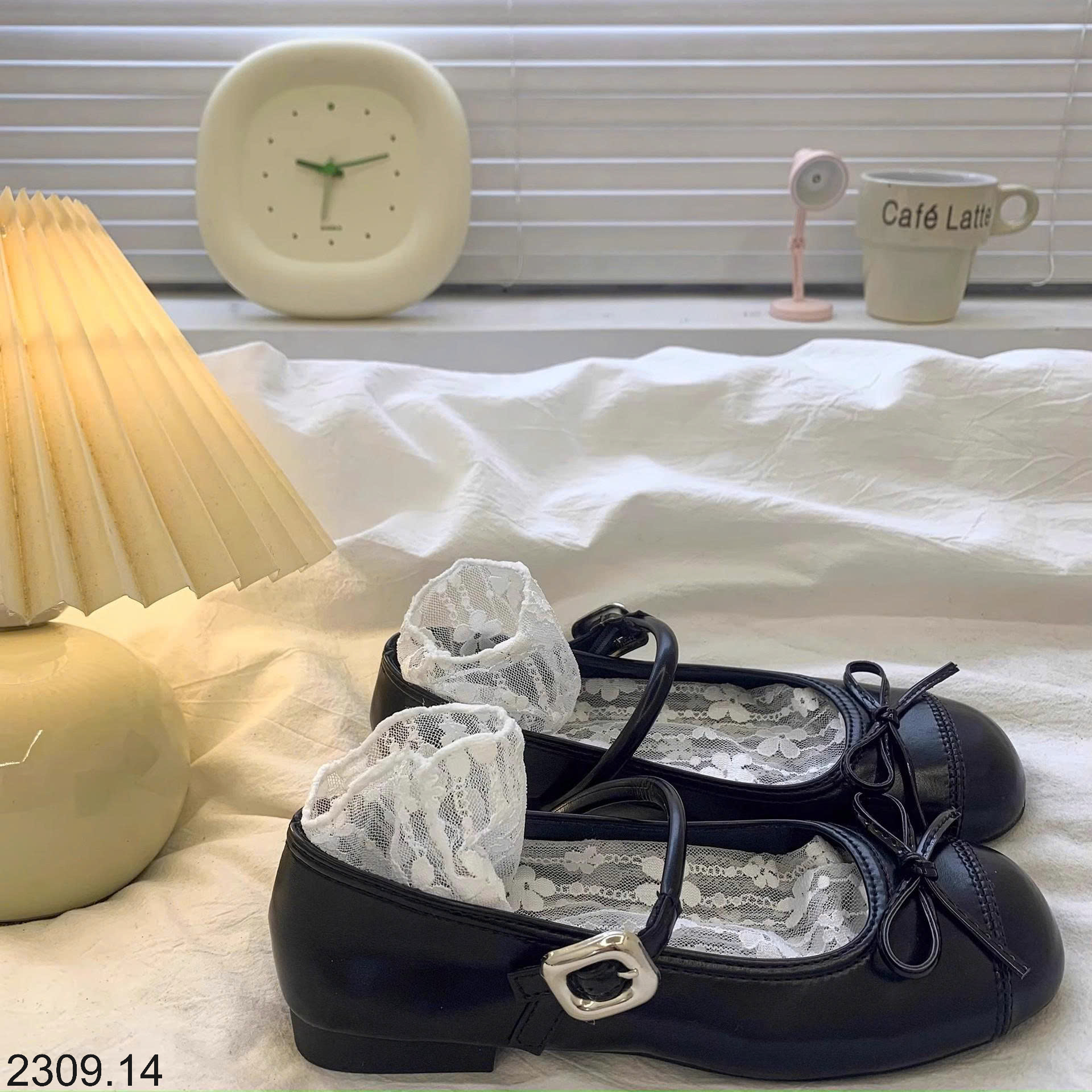 26HA2309.14 - GIÀY BÚP BÊ MARRY JANE NƠ BÉ GÁI