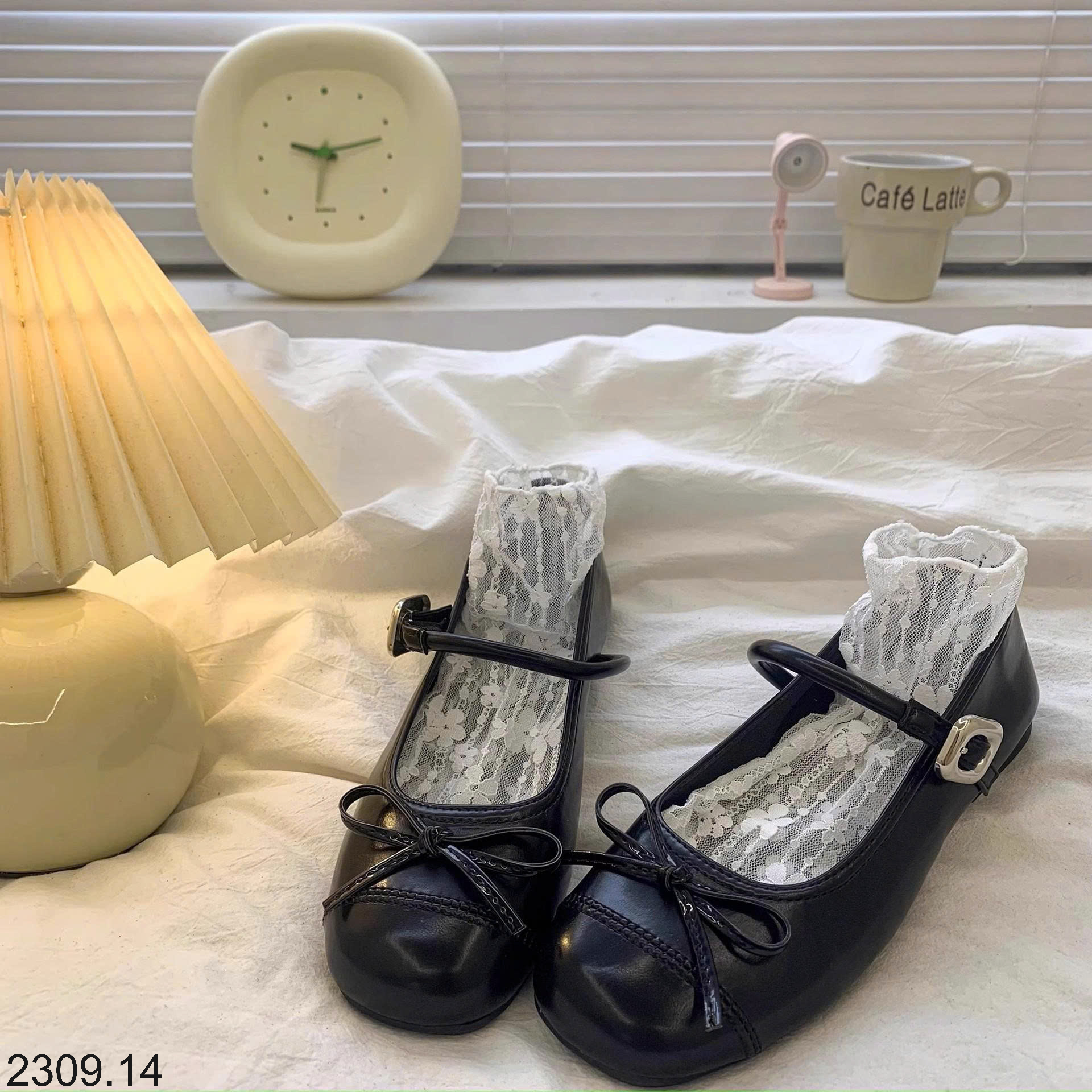 26HA2309.14 - GIÀY BÚP BÊ MARRY JANE NƠ BÉ GÁI