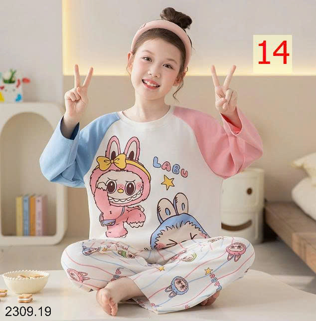 26HA2309.19 - BỘ MẶC NHÀ COTTON QUẢNG CHÂU MẸ CON