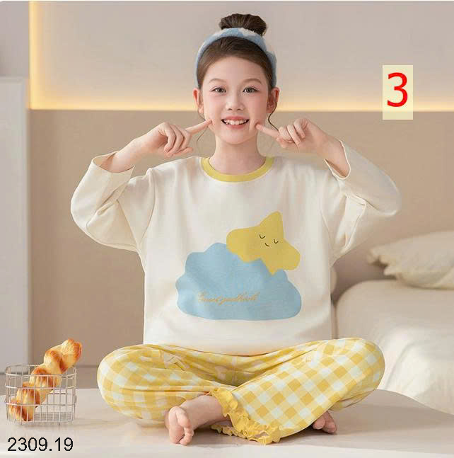 26HA2309.19 - BỘ MẶC NHÀ COTTON QUẢNG CHÂU MẸ CON