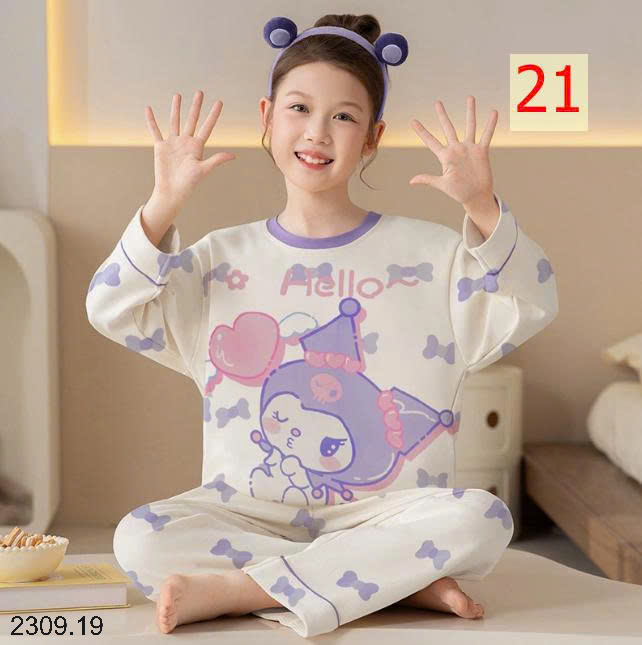 26HA2309.19 - BỘ MẶC NHÀ COTTON QUẢNG CHÂU MẸ CON