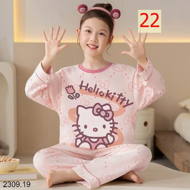 26HA2309.19 - BỘ MẶC NHÀ COTTON QUẢNG CHÂU MẸ CON