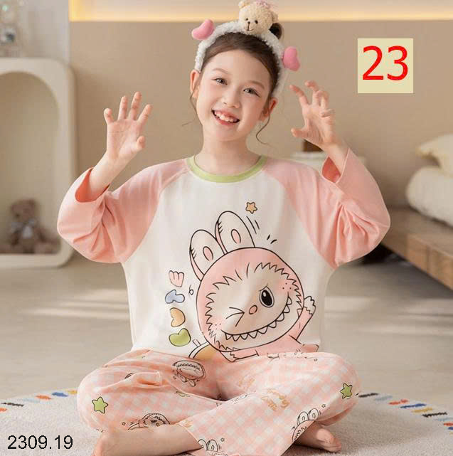 26HA2309.19 - BỘ MẶC NHÀ COTTON QUẢNG CHÂU MẸ CON