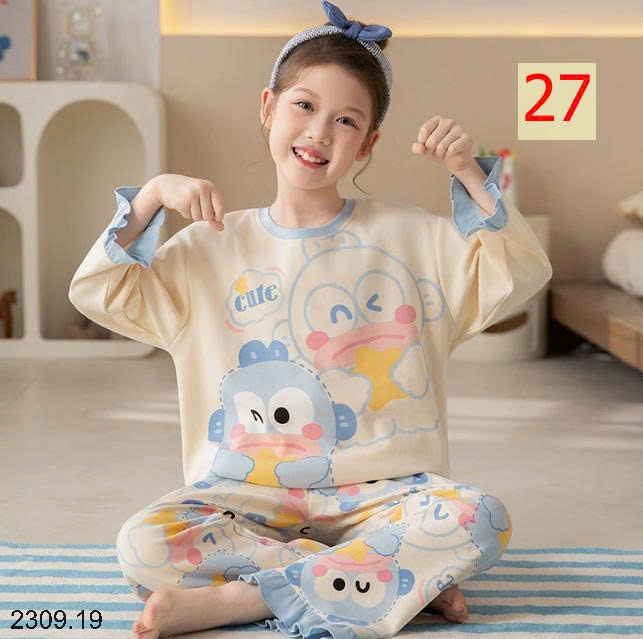 26HA2309.19 - BỘ MẶC NHÀ COTTON QUẢNG CHÂU MẸ CON