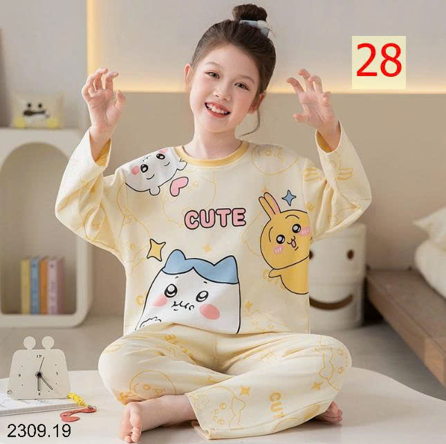 26HA2309.19 - BỘ MẶC NHÀ COTTON QUẢNG CHÂU MẸ CON