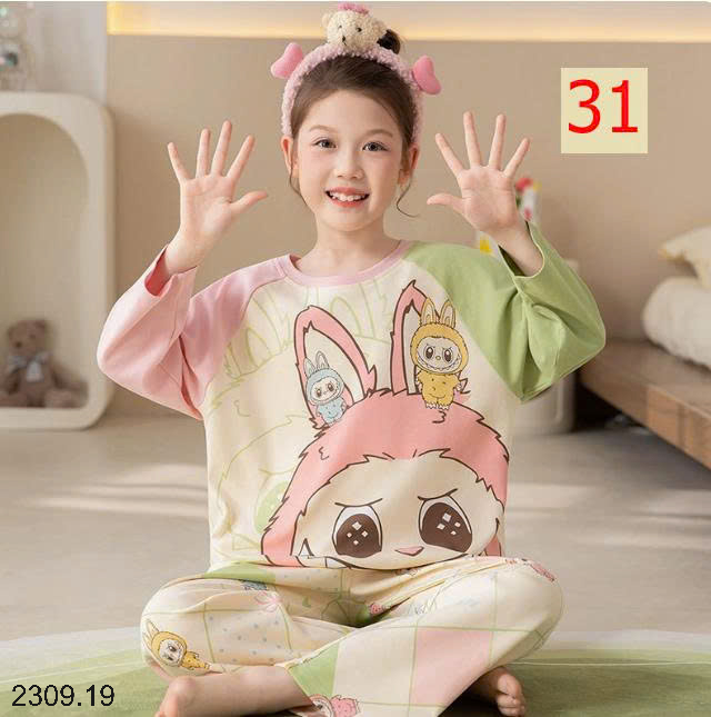 26HA2309.19 - BỘ MẶC NHÀ COTTON QUẢNG CHÂU MẸ CON