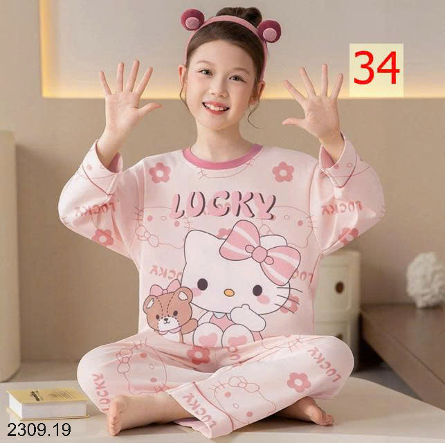 26HA2309.19 - BỘ MẶC NHÀ COTTON QUẢNG CHÂU MẸ CON