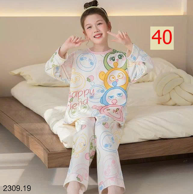 26HA2309.19 - BỘ MẶC NHÀ COTTON QUẢNG CHÂU MẸ CON
