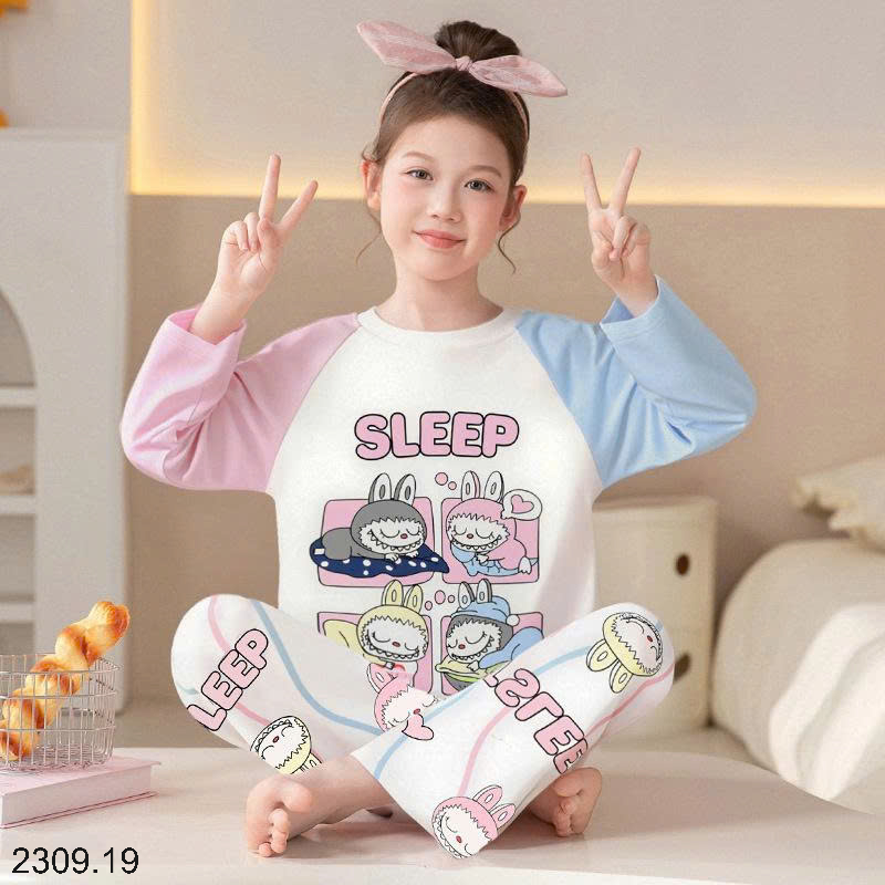 26HA2309.19 - BỘ MẶC NHÀ COTTON QUẢNG CHÂU MẸ CON