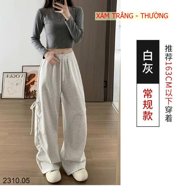 26HA2310.05 - QUẦN ỐNG SUÔNG BUỘC NƠ CHO NỮ
