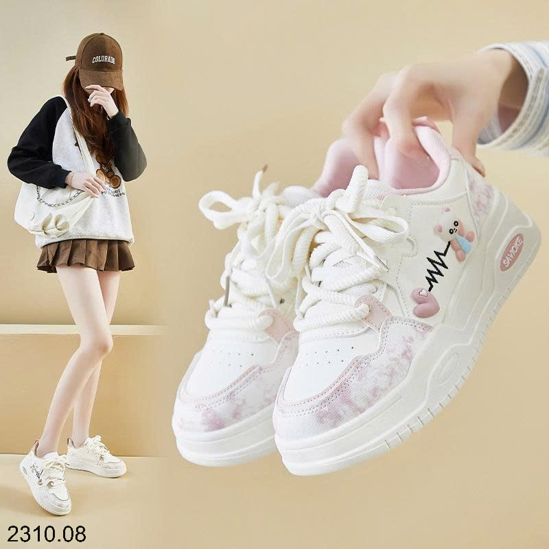 26HA2310.08 - GIÀY THỂ THAO GẤU CUTE