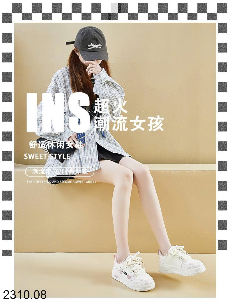 26HA2310.08 - GIÀY THỂ THAO GẤU CUTE
