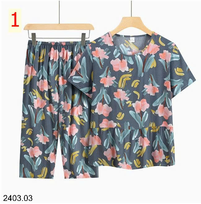 26HA2403.03 - BỘ LANH TRUNG NIÊN HOA LÁ CHO MẸ