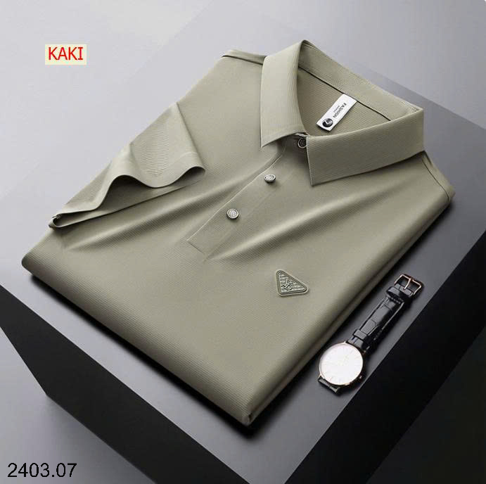 26HA2403.07 - ÁO POLO LỤA BĂNG QUẢNG CHÂU CAO CẤP CHO NAM