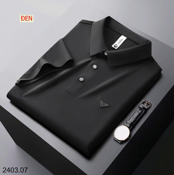 26HA2403.07 - ÁO POLO LỤA BĂNG QUẢNG CHÂU CAO CẤP CHO NAM