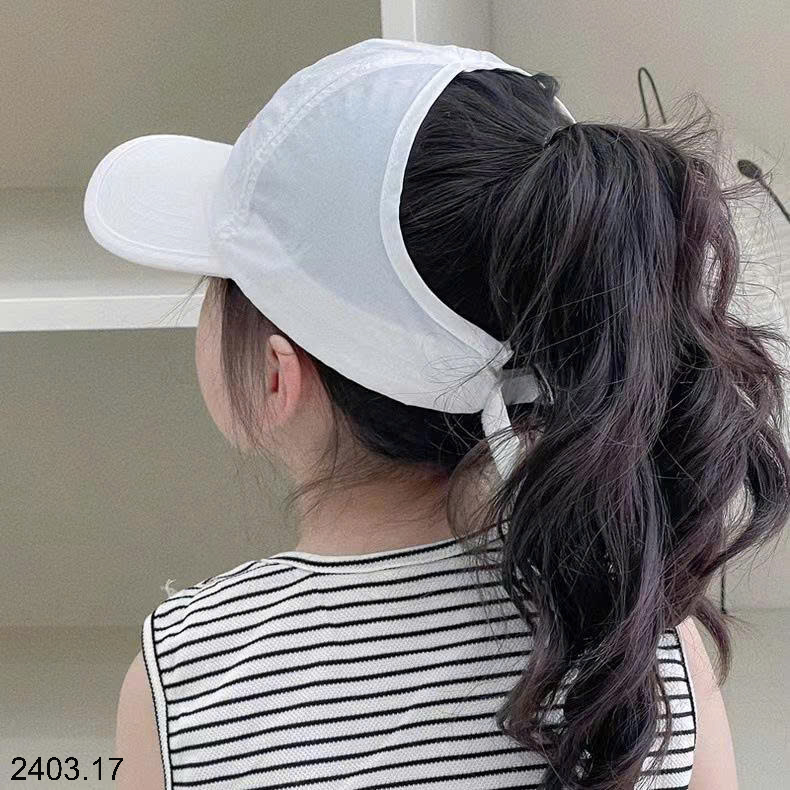 26HA2403.17 - MŨ NỬA ĐẦU HÌNH NƠ BÉ GÁI