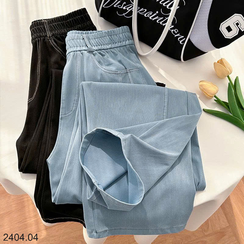 26HA2404.04 - QUẦN DENIM TENCEL ỐNG RỘNG