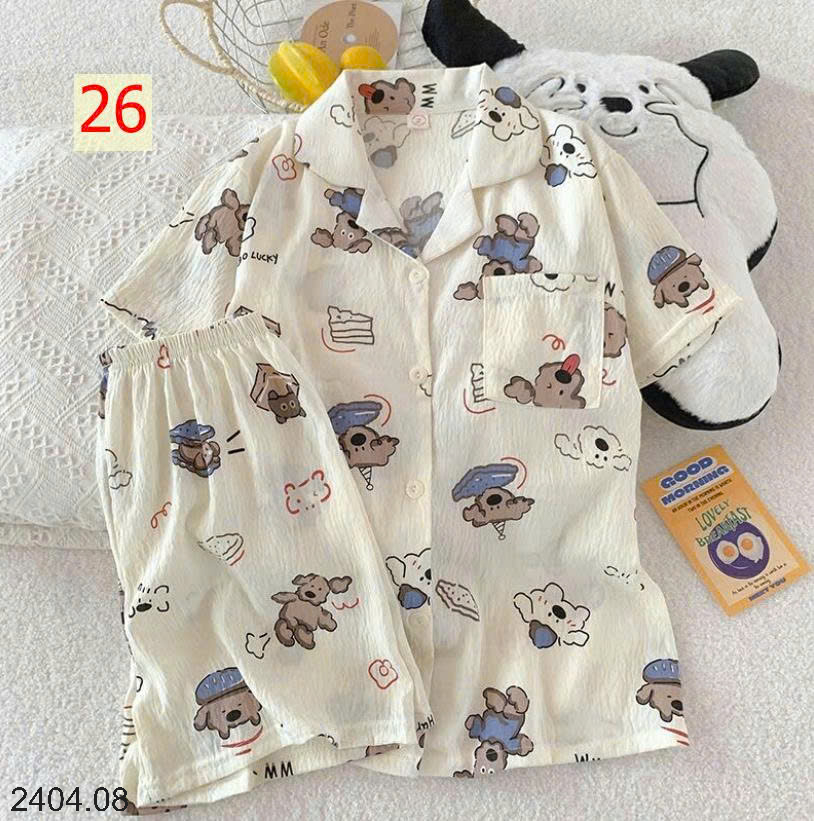 26HA2404.08 - SET BỘ PIZAMA CHO NỮ