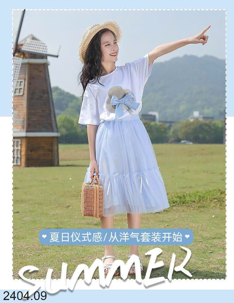 26HA2404.09 - SET VÁY SIZE ĐẠI CHO BÉ GÁI