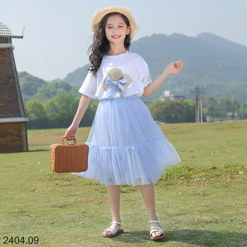 26HA2404.09 - SET VÁY SIZE ĐẠI CHO BÉ GÁI