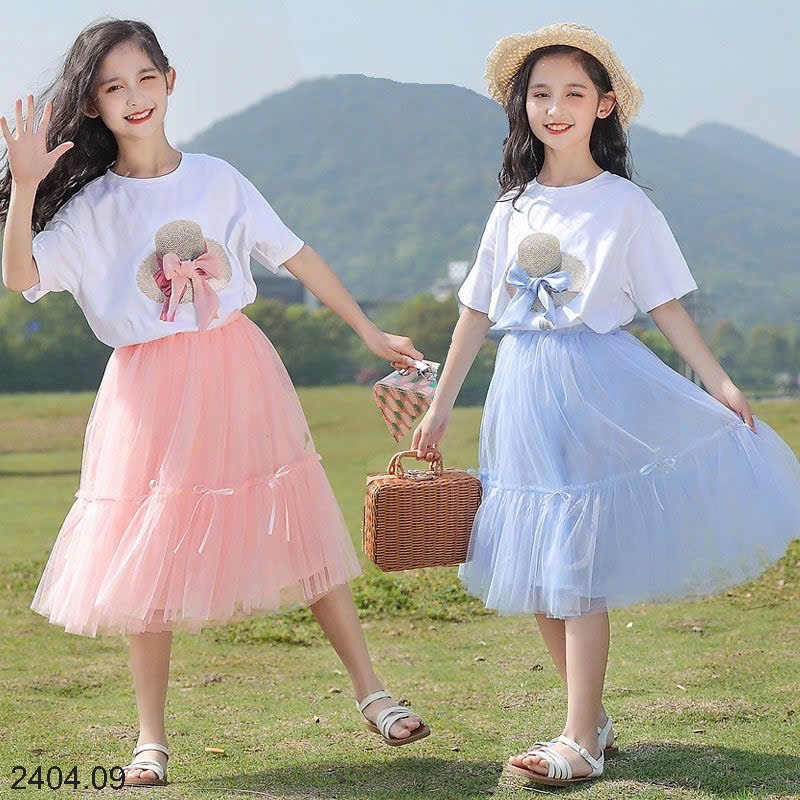 26HA2404.09 - SET VÁY SIZE ĐẠI CHO BÉ GÁI