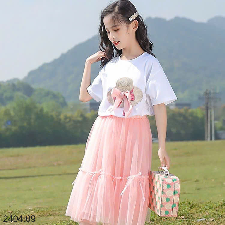 26HA2404.09 - SET VÁY SIZE ĐẠI CHO BÉ GÁI