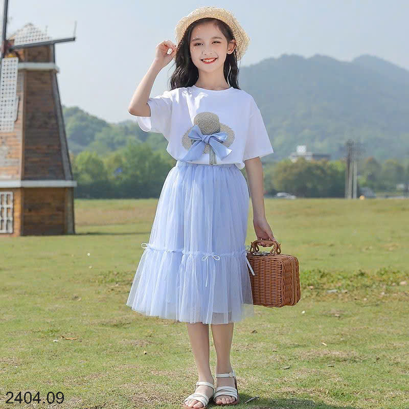 26HA2404.09 - SET VÁY SIZE ĐẠI CHO BÉ GÁI
