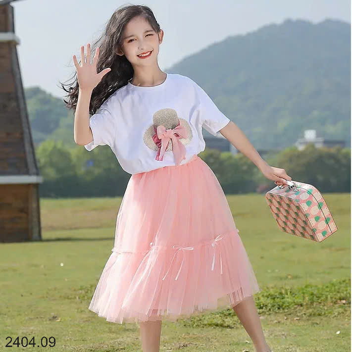 26HA2404.09 - SET VÁY SIZE ĐẠI CHO BÉ GÁI