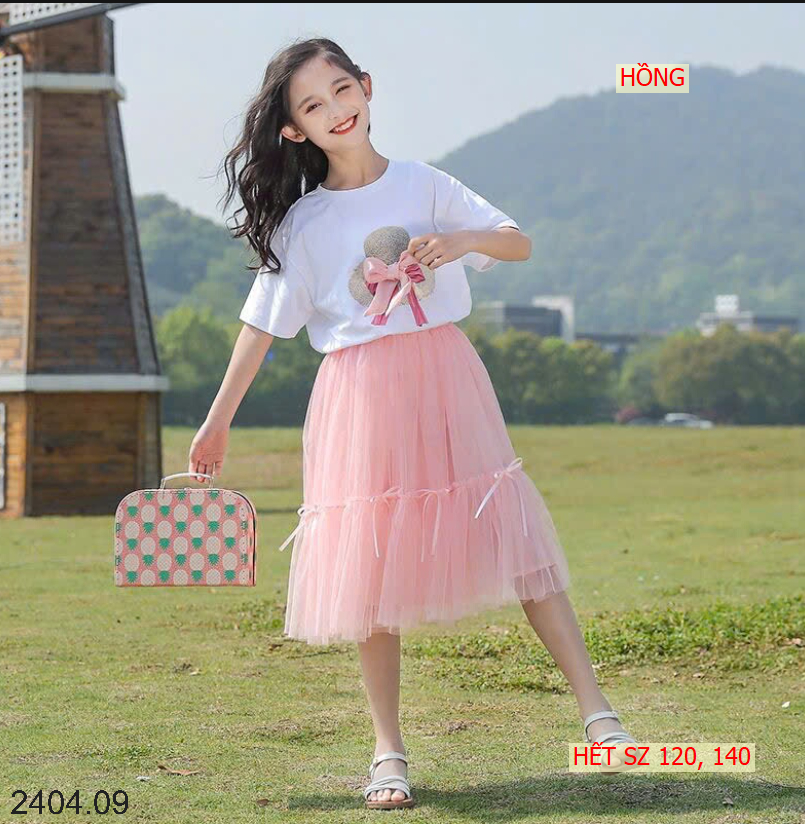 26HA2404.09 - SET VÁY SIZE ĐẠI CHO BÉ GÁI
