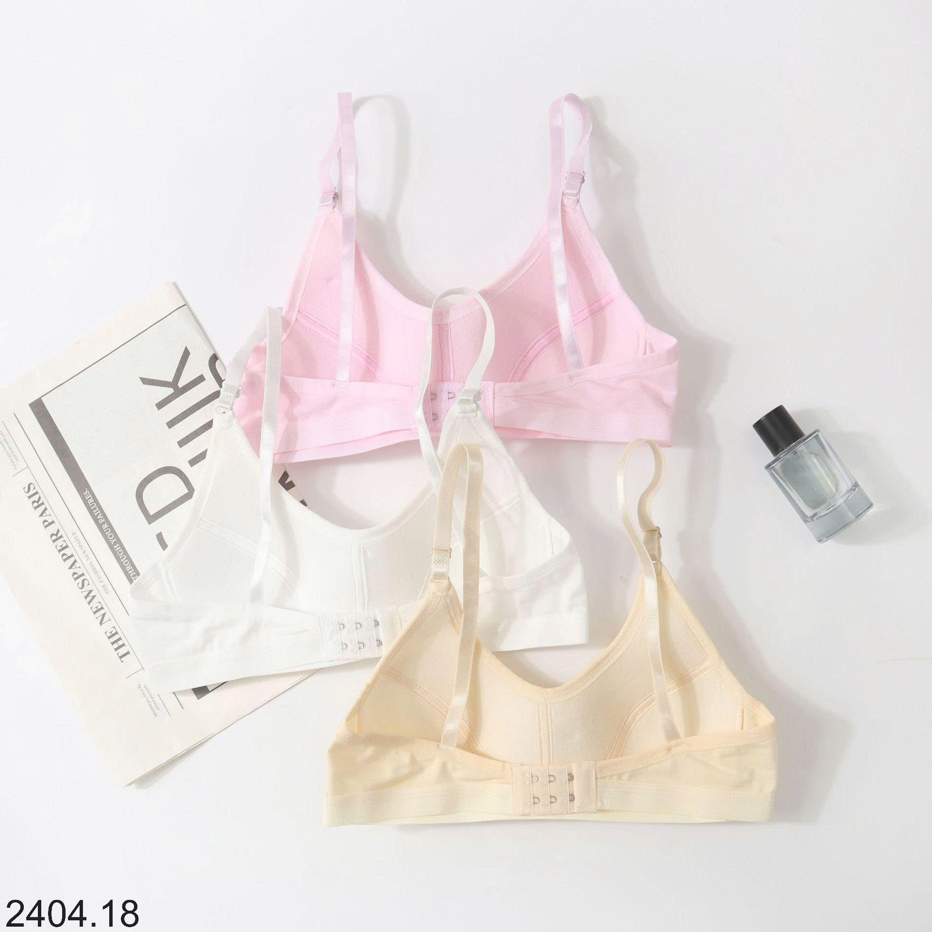 26HA2404.18 - SET 3 ÁO LÓT KHÔNG GỌNG HỌC SINH