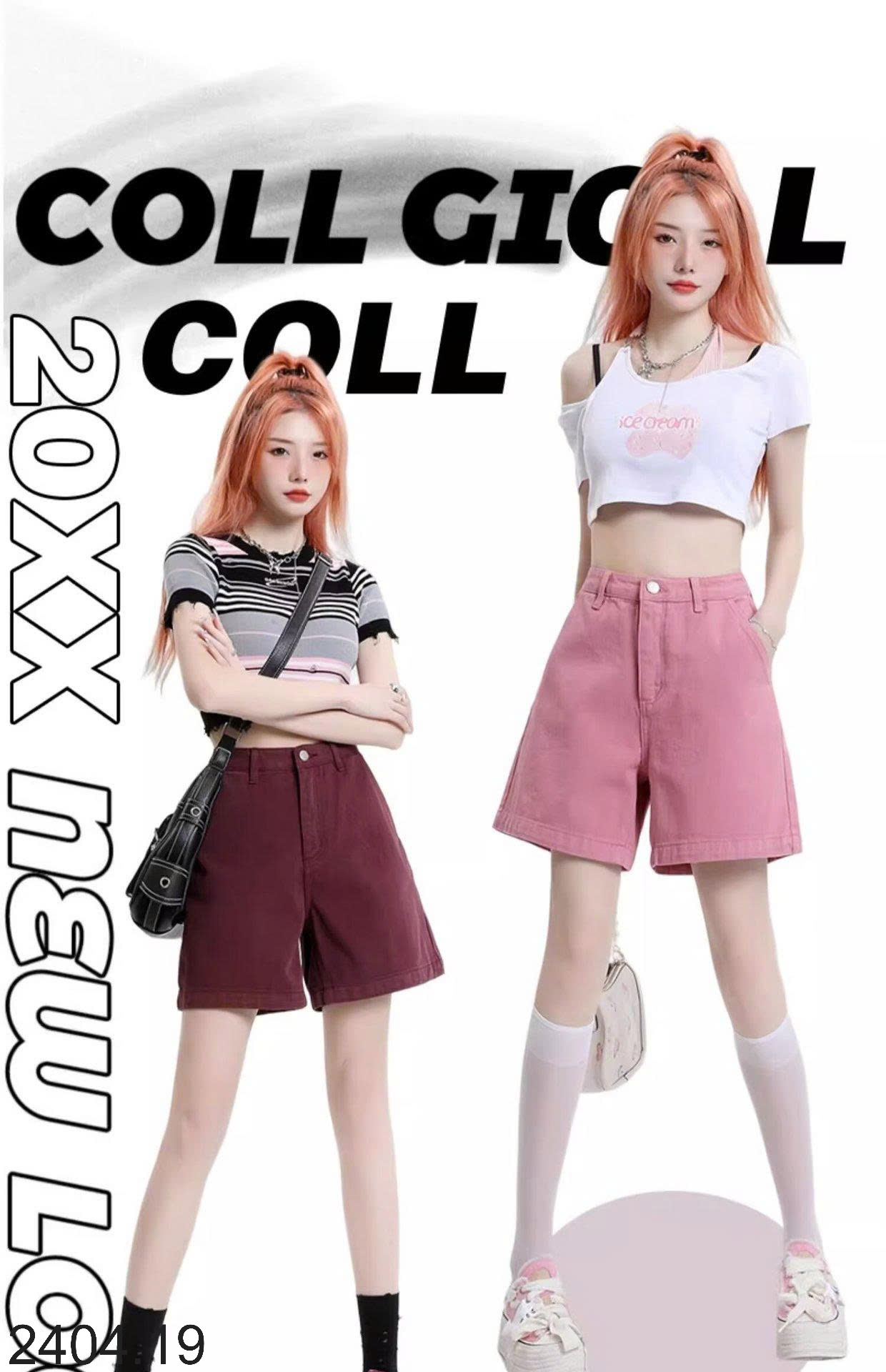 26HA2404.19 - QUẦN SHORT JEAN NỮ