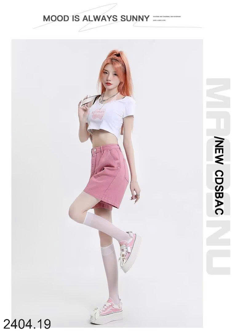 26HA2404.19 - QUẦN SHORT JEAN NỮ