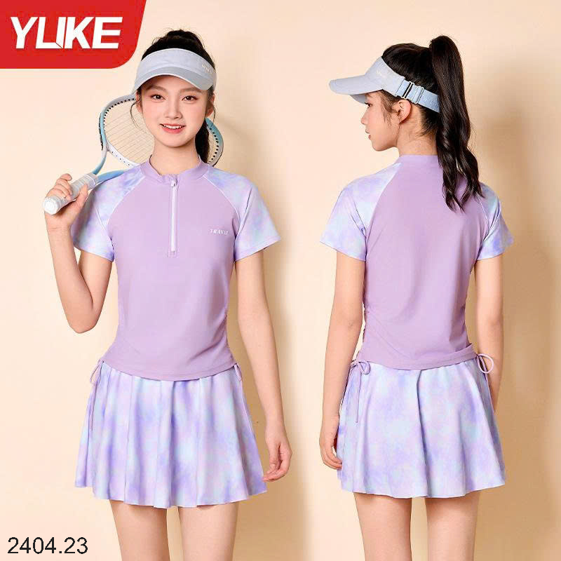 26HA2404.23 - BỘ BƠI BÉ GÁI SIZE ĐẠI YUKE