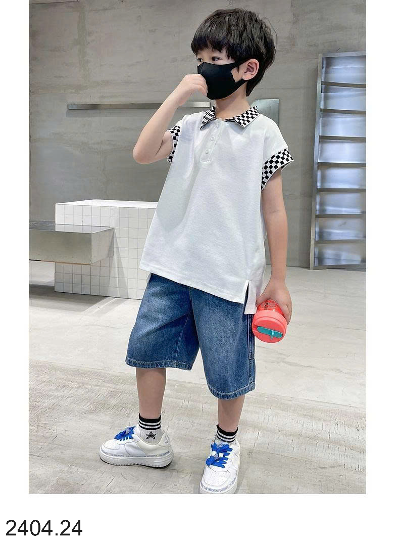 26HA2404.24 - QUẦN SHORT JEAN SIZE ĐẠI BÉ TRAI