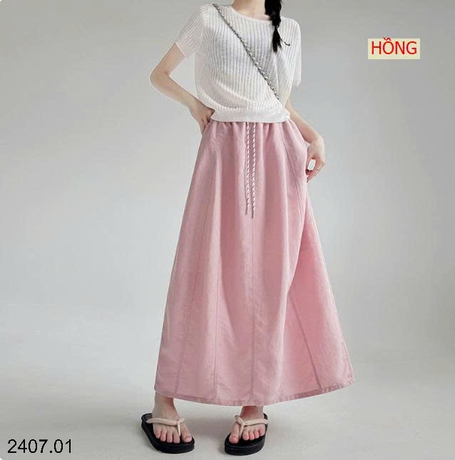 26HA2407.01 - CHÂN VÁY NỮ CHỮ A DÁNG DÀI
