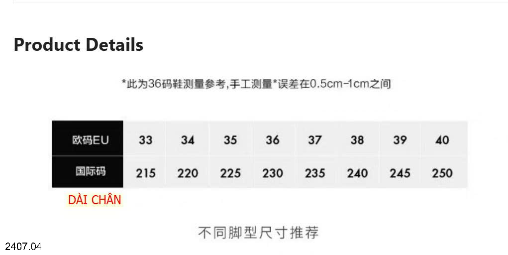 26HA2407.04 - SANDAL KIỂU PHÁP
