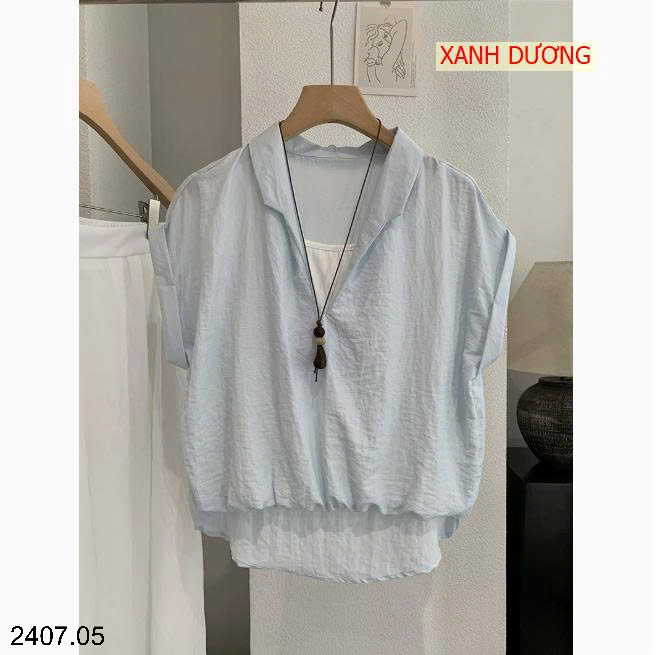 26HA2407.05 - ÁO SƠ MI NGẮN TAY NHÀ KEKEZOON
