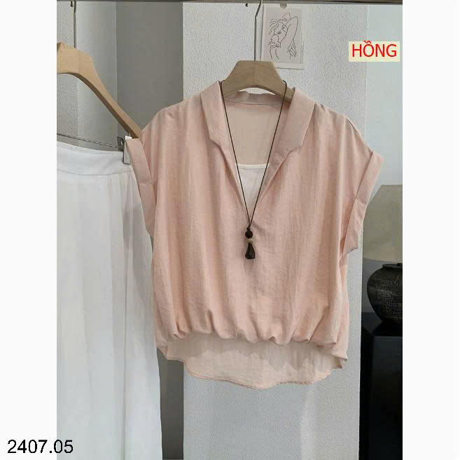 26HA2407.05 - ÁO SƠ MI NGẮN TAY NHÀ KEKEZOON