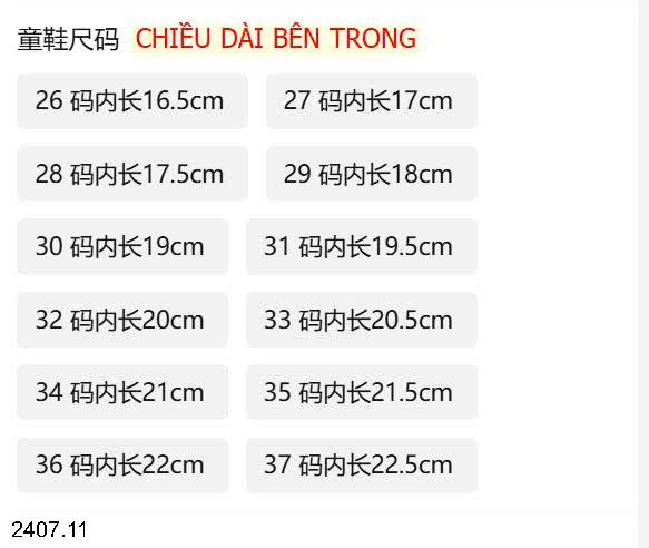 26HA2407.11 - GIÀY LƯỚI THOÁNG KHÍ MÙA HÈ CHO BÉ