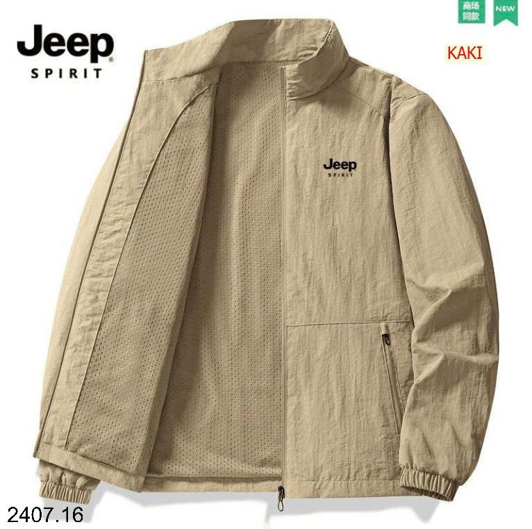 26HA2407.16 - ÁO KHOÁC MỎNG KÉO KHÓA JEEP CHO NAM