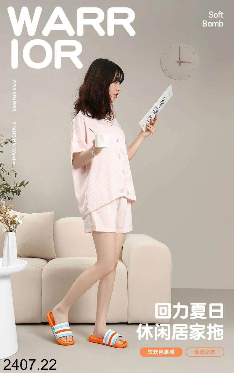 26HA2407.22 - DÉP LÊ WARRIOR NAM NỮ CHỐNG TRƠN TRƯỢT