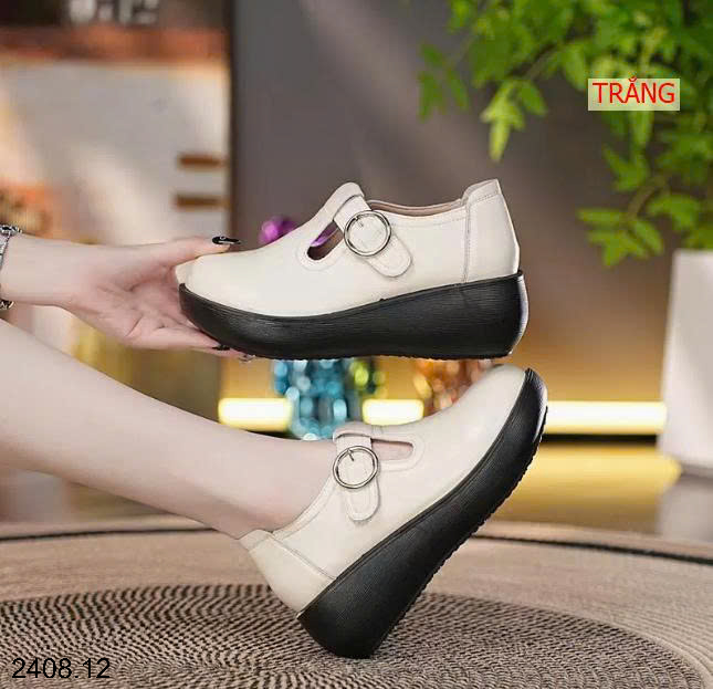 26HA2408.12 - GIÀY NỮ MŨI TRÒN ĐẾ MỀN