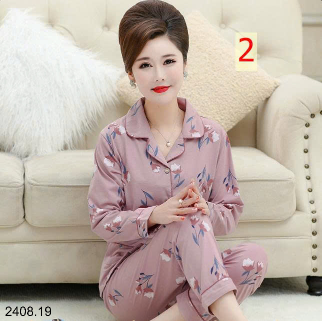 26HA2408.19 - BỘ PIZAMA TRUNG NIÊN CHO MẸ