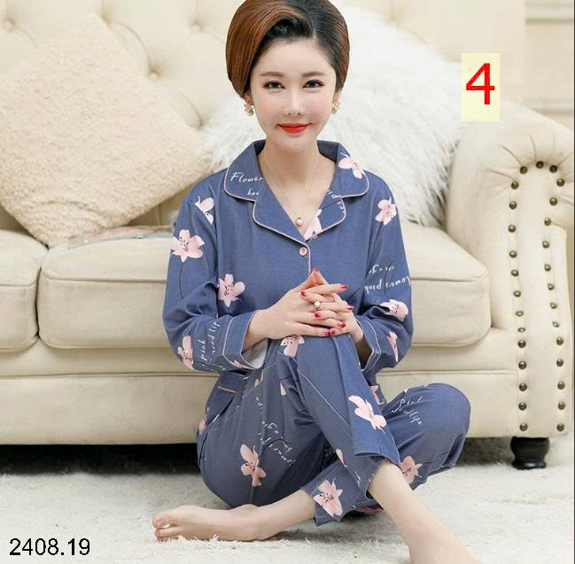 26HA2408.19 - BỘ PIZAMA TRUNG NIÊN CHO MẸ